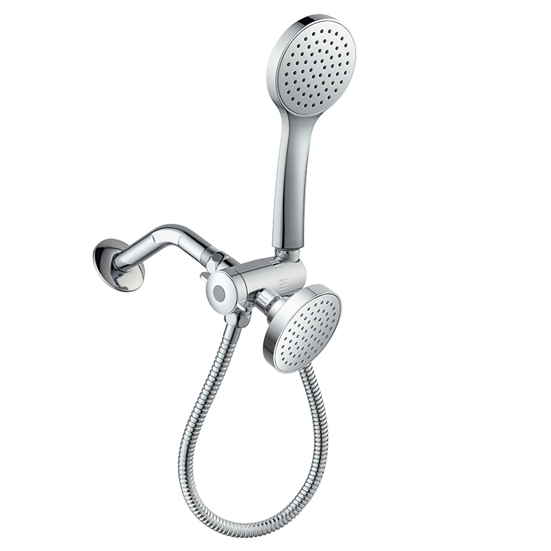 high pressure shower head and hand held shower